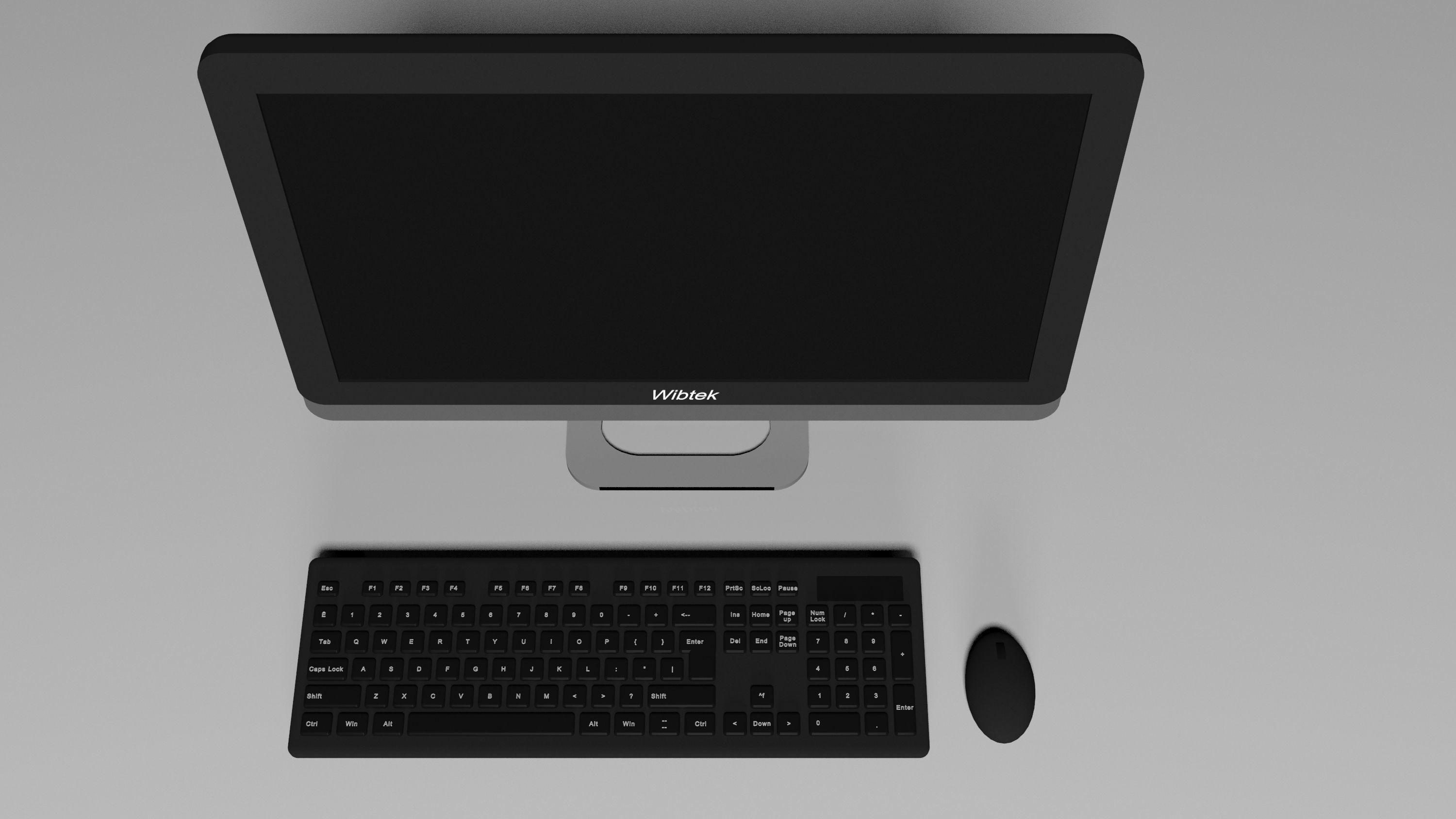 Monoblock computer 3D model_6