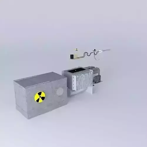 mini nuclear energy reactor Free 3D model
