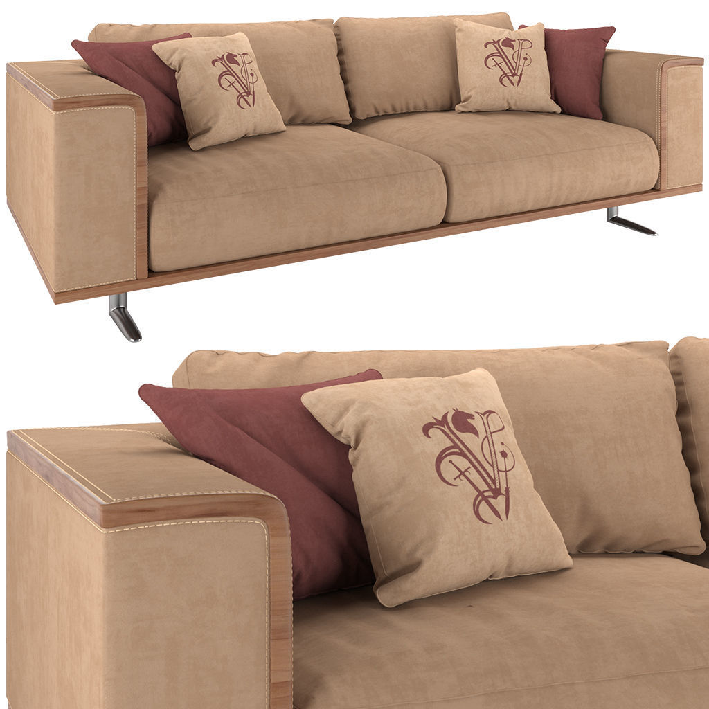 Sofa Visionnaire Convention 2 3D model_1