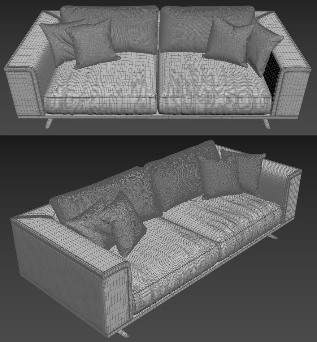 Sofa Visionnaire Convention 2 3D model_6