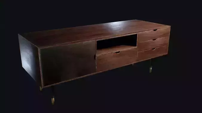 Enfilade Sideboard Free low-poly 3D model