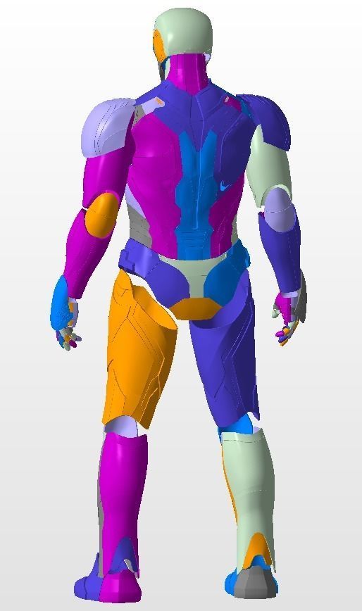 Iron Man Mark 85 wearable suit for 3D-printing DIY 3D print model_7
