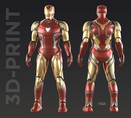 Iron Man Mark 85 wearable suit for 3D-printing DIY 3D print model