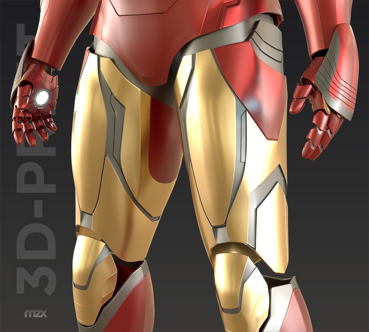 Iron Man Mark 85 wearable suit for 3D-printing DIY 3D print model_3