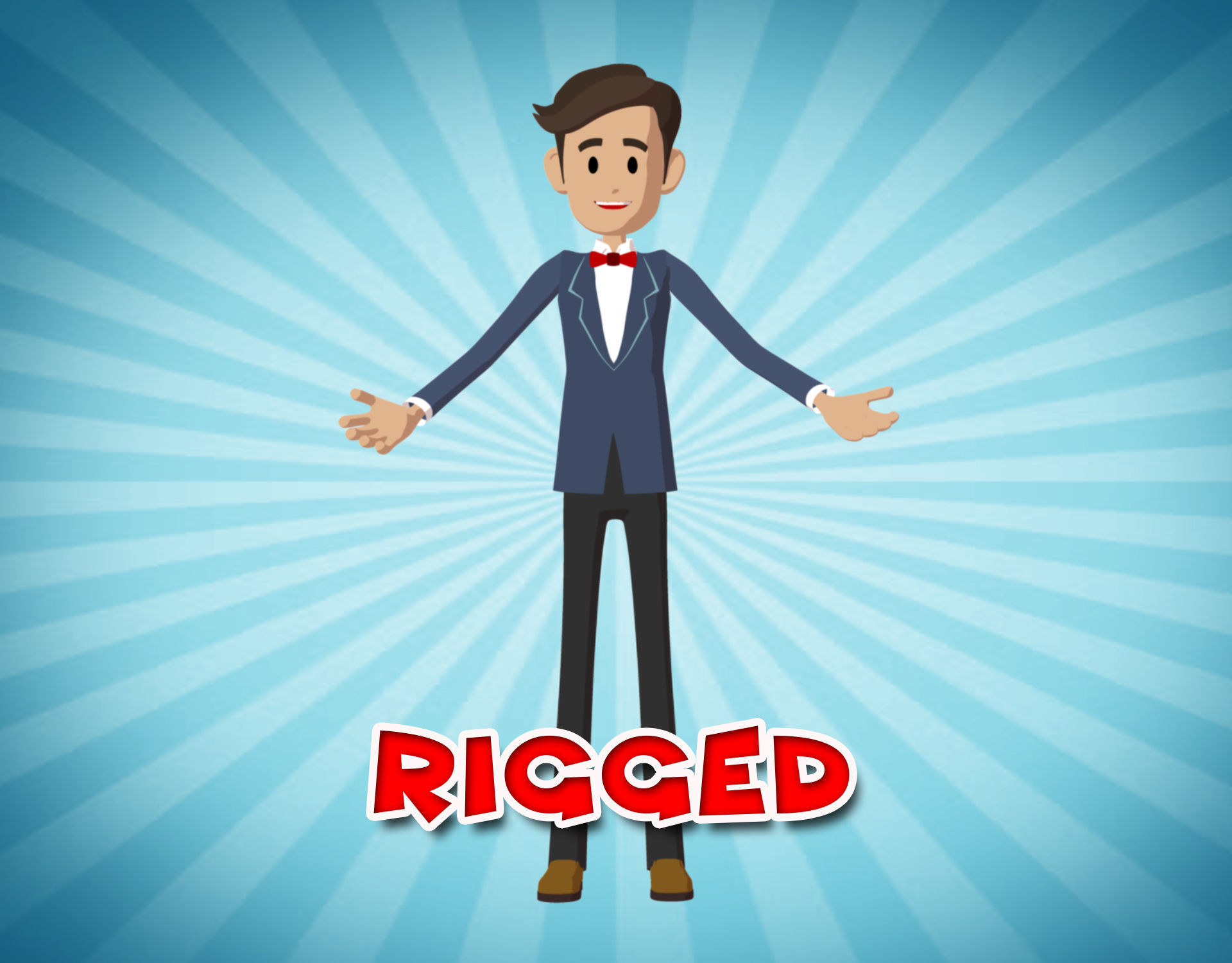 Explainer Video 3D Characters 3D model_2