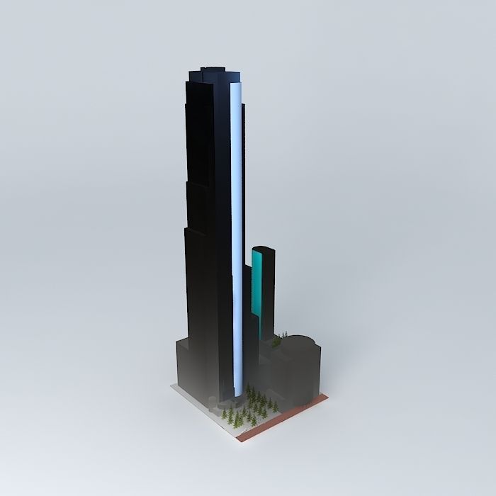Fantasy Mpls 1000 footer Free 3D model_1