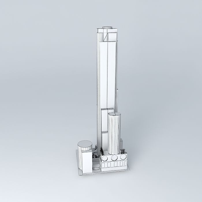 Fantasy Mpls 1000 footer Free 3D model_3