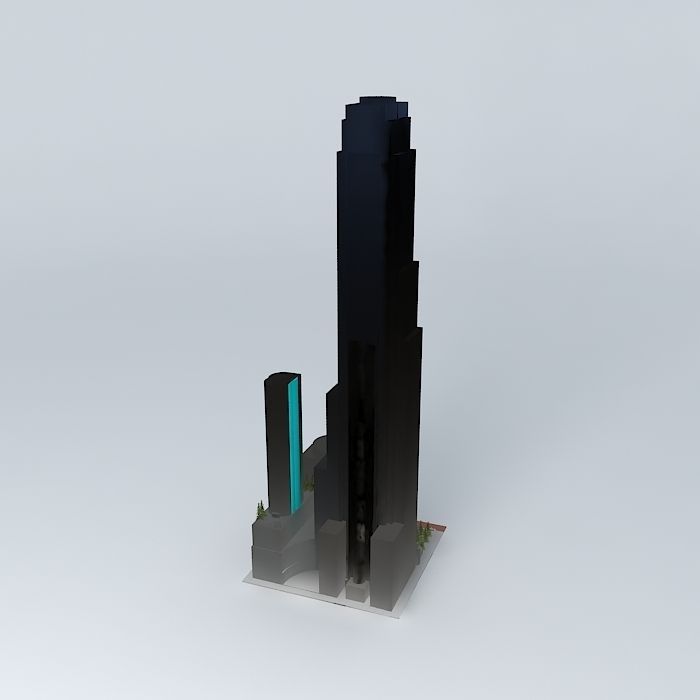 Fantasy Mpls 1000 footer Free 3D model_2