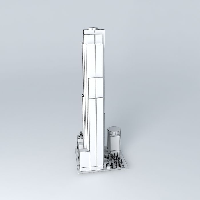 Fantasy Mpls 1000 footer Free 3D model_4