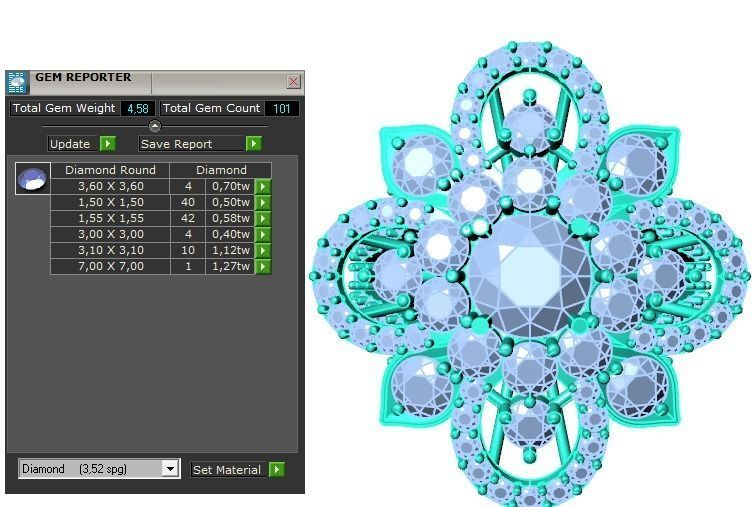 jewelry Ring model 3D print model_3