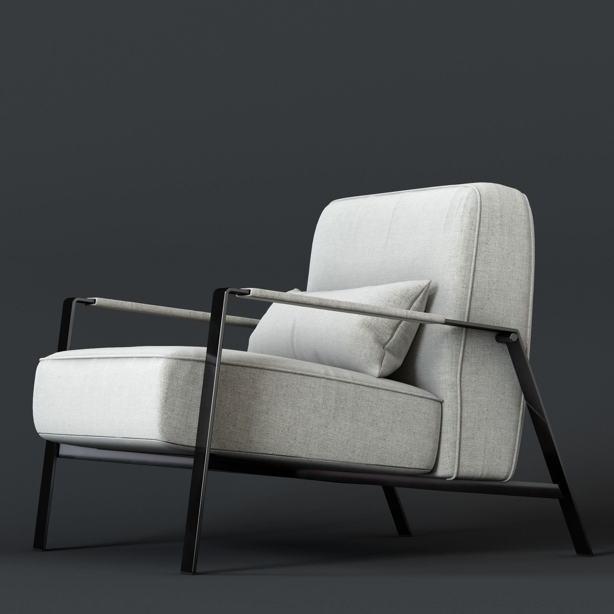 Nicoline Rho armchair 3D model_5
