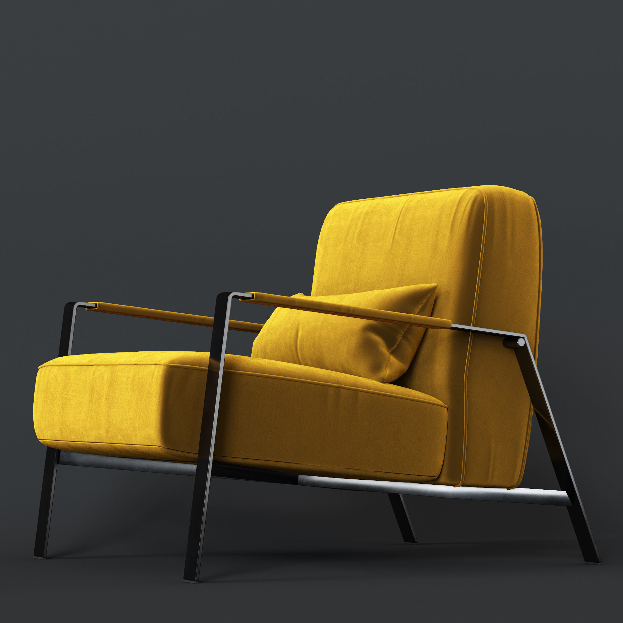 Nicoline Rho armchair 3D model_3