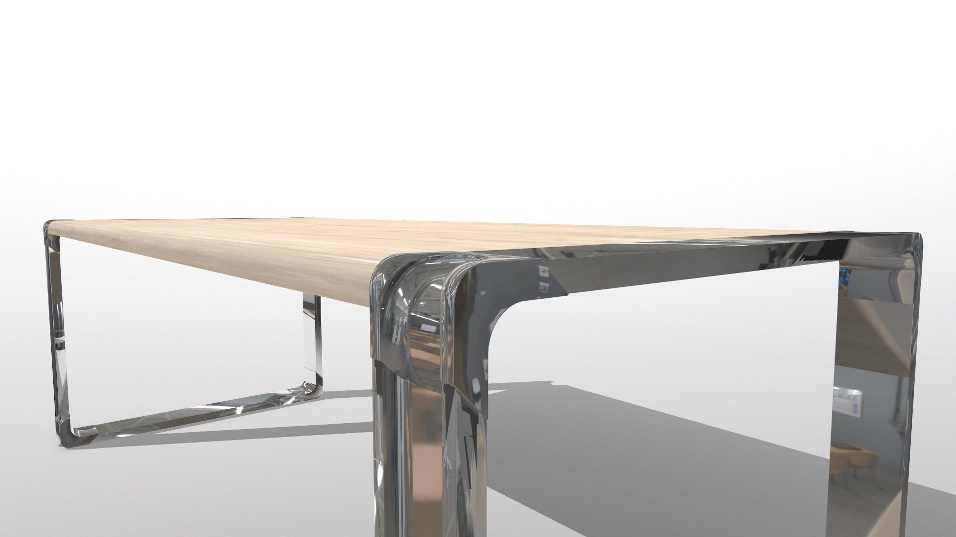 Open Desk from Mobel Linea 3D model_6