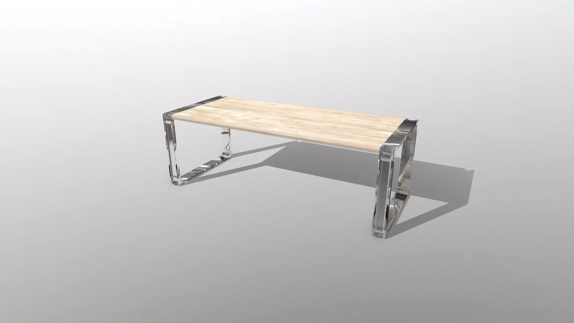 Open Desk from Mobel Linea 3D model_0