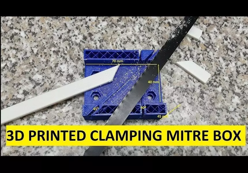 CLAMPING MITER BOX Free 3D print model