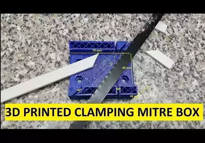 CLAMPING MITER BOX Free 3D print model