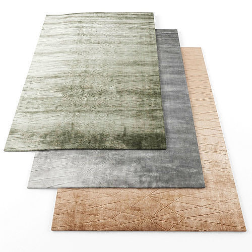 Rugs-408 modern rugs for living room Low-poly 3D model