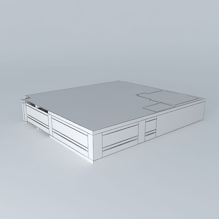 Lobby Zemoga Free 3D model_4