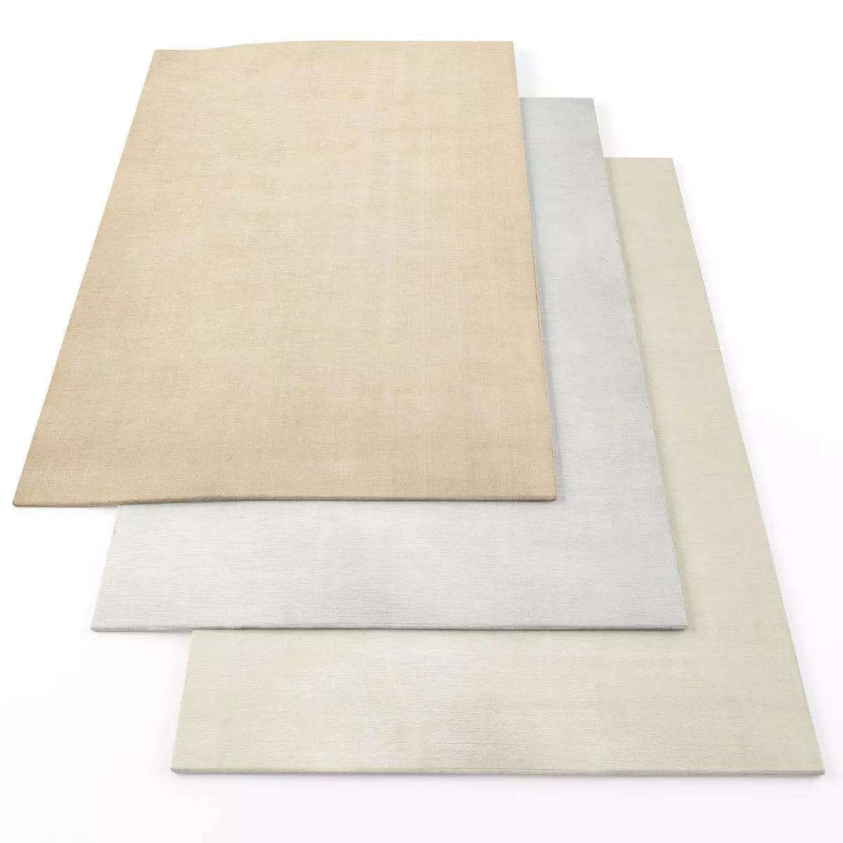 Rugs-412 three rugs Low-poly 3D model_0