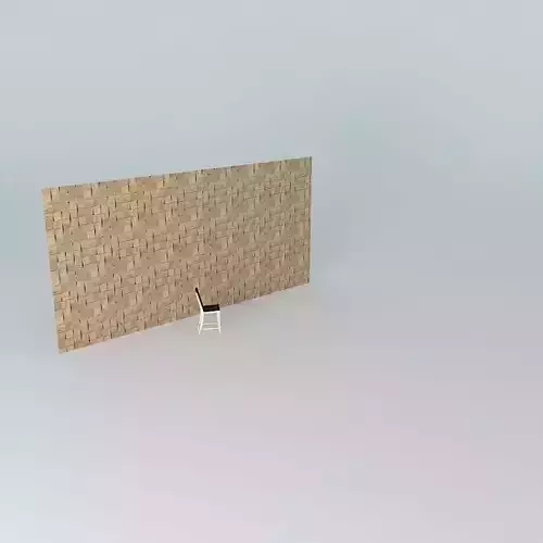 chair wooden wall