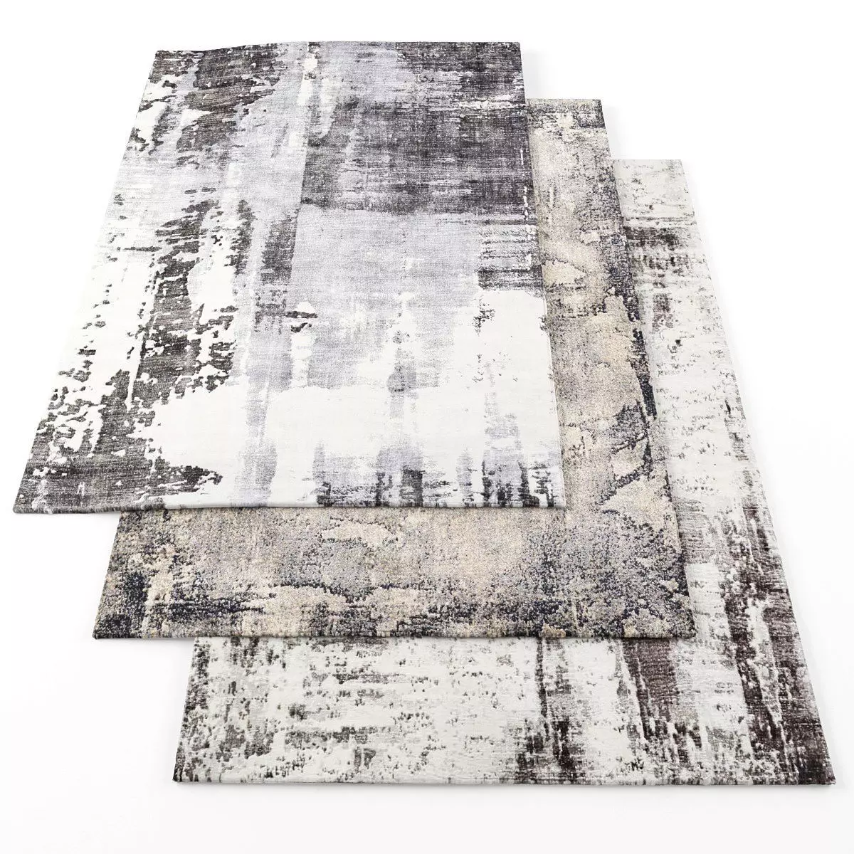 Rugs-418 abstract rugs Low-poly 3D model_0