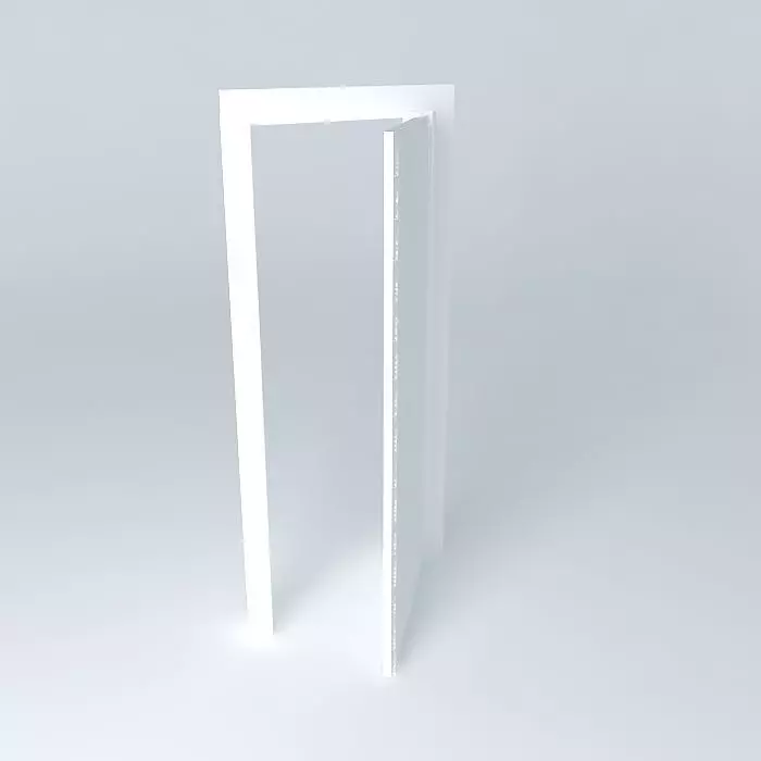 By white doors Free 3D model_0