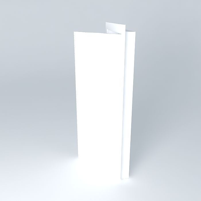 By white doors Free 3D model_2