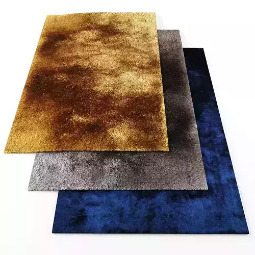 Rugs-429 three different colored rugs