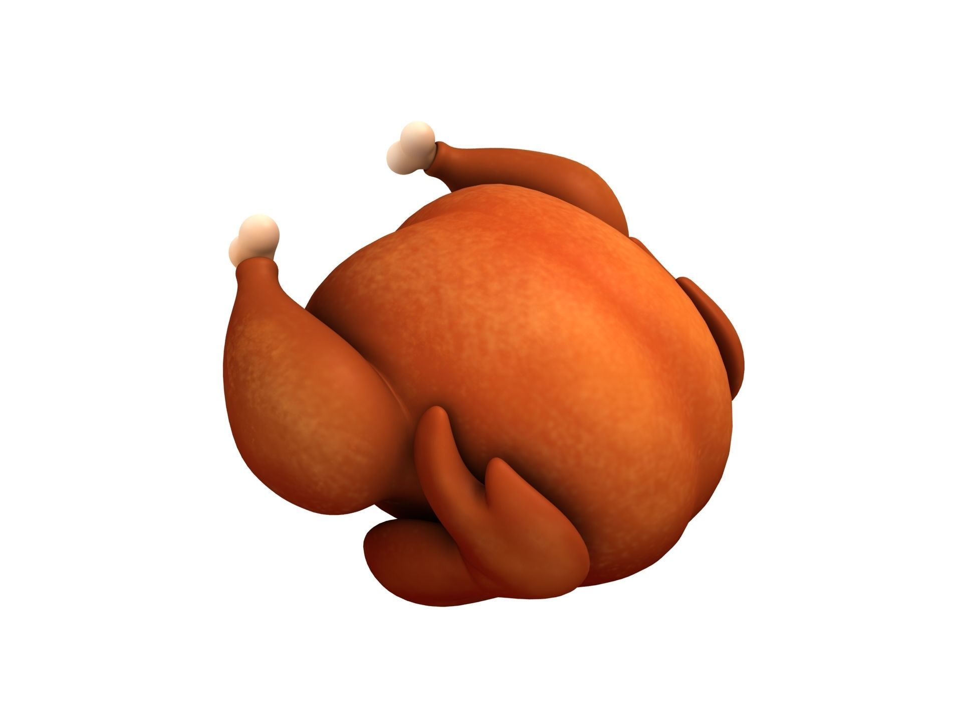 Roasted Chicken 3D model_1