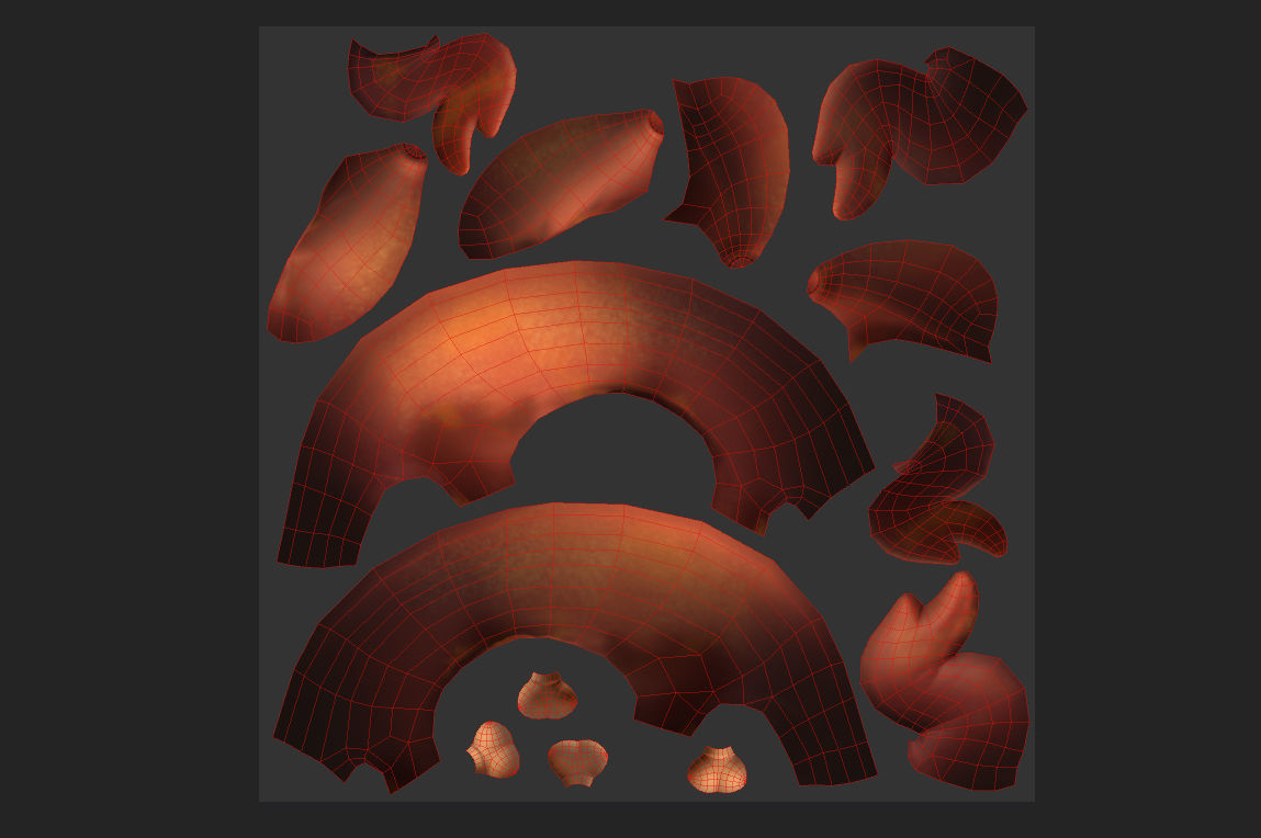 Roasted Chicken 3D model_12