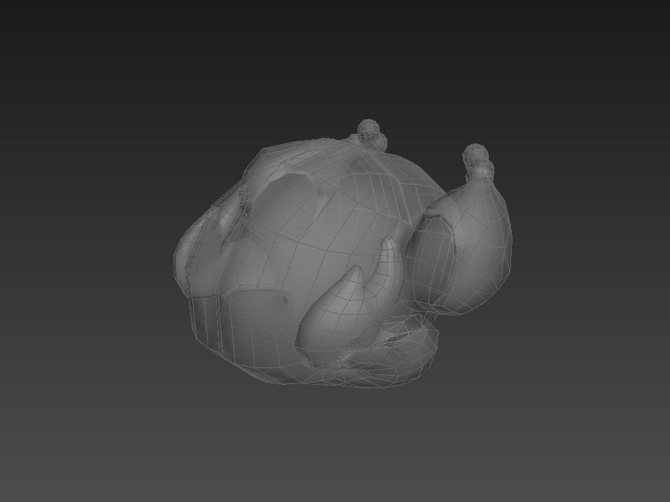 Roasted Chicken 3D model_10