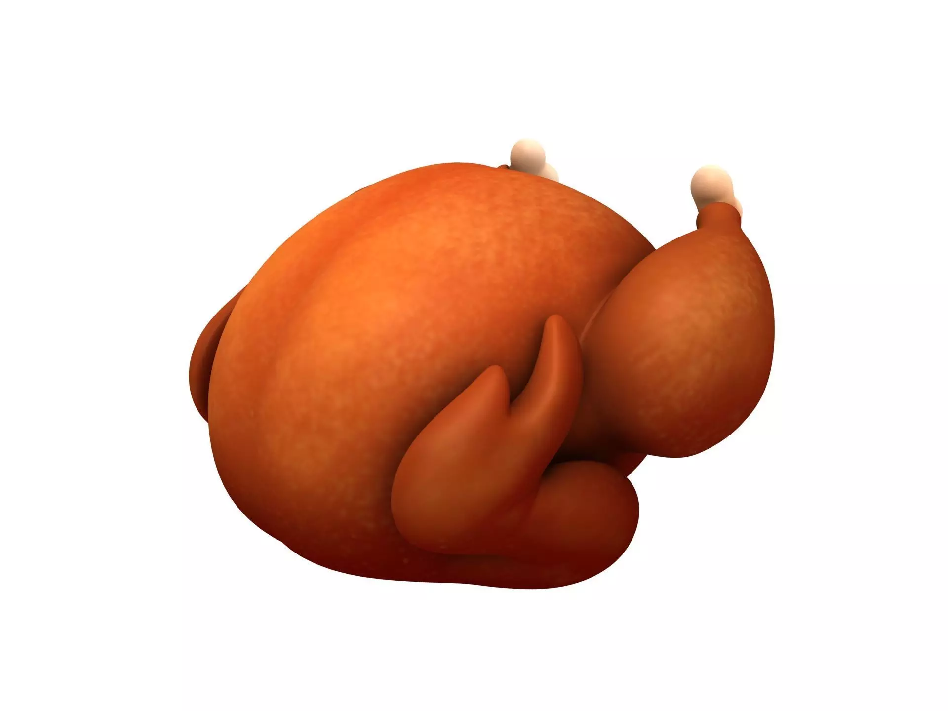 Roasted Chicken 3D model_0