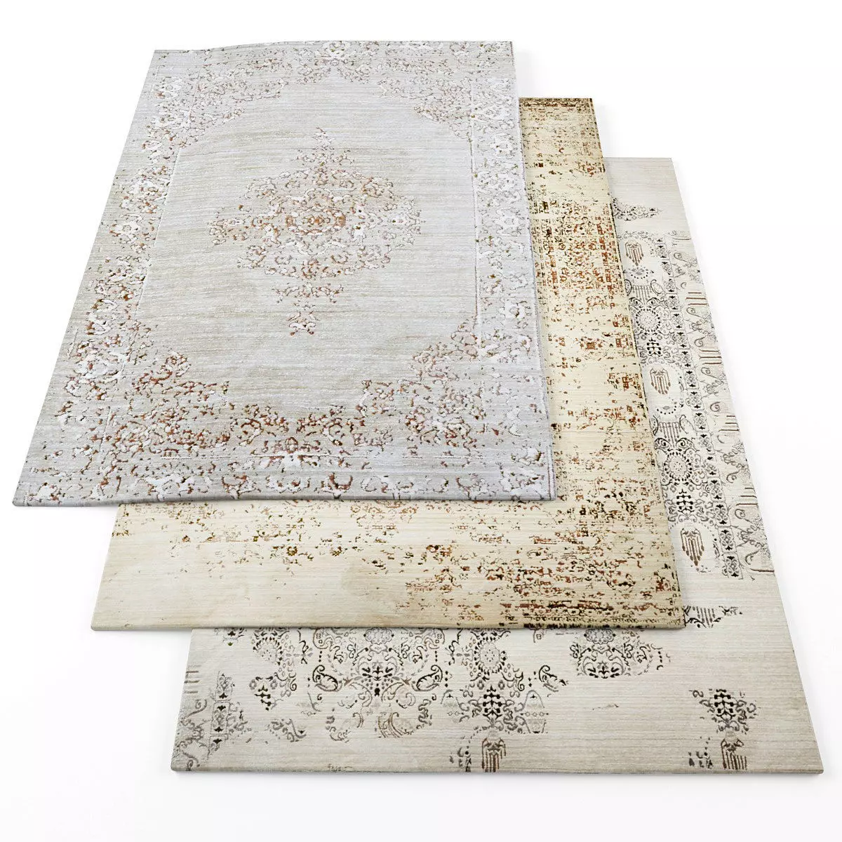 Rugs-432 vintage rugs for living room Low-poly 3D model_0