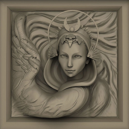 swan princess 3D print model