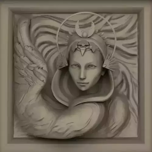 swan princess 3D print model