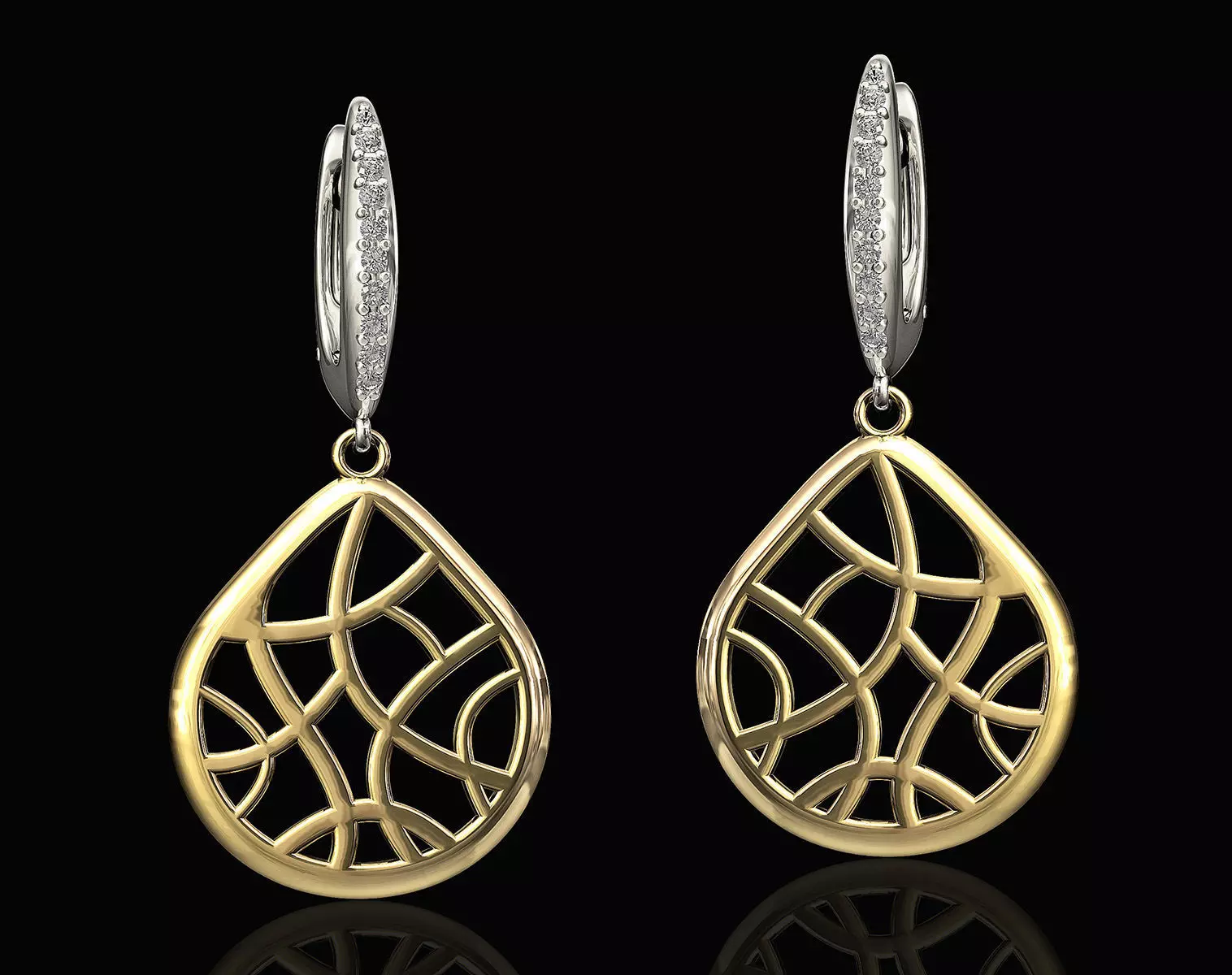 pick earrings 3D print model