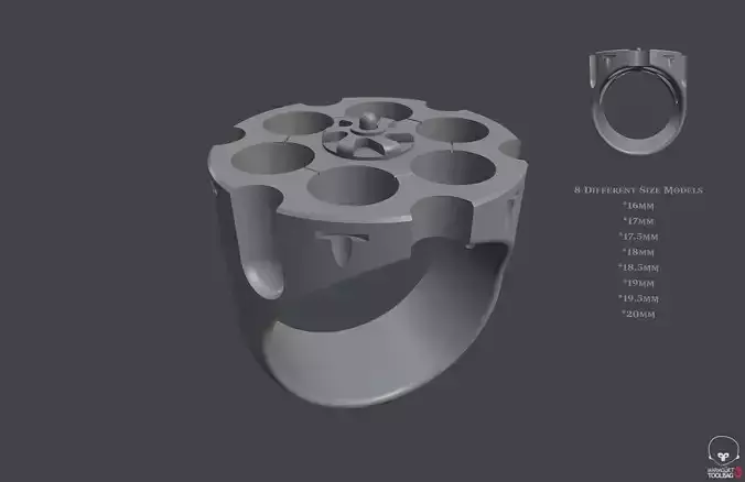 Revlover Series - No 001 3D Print Model