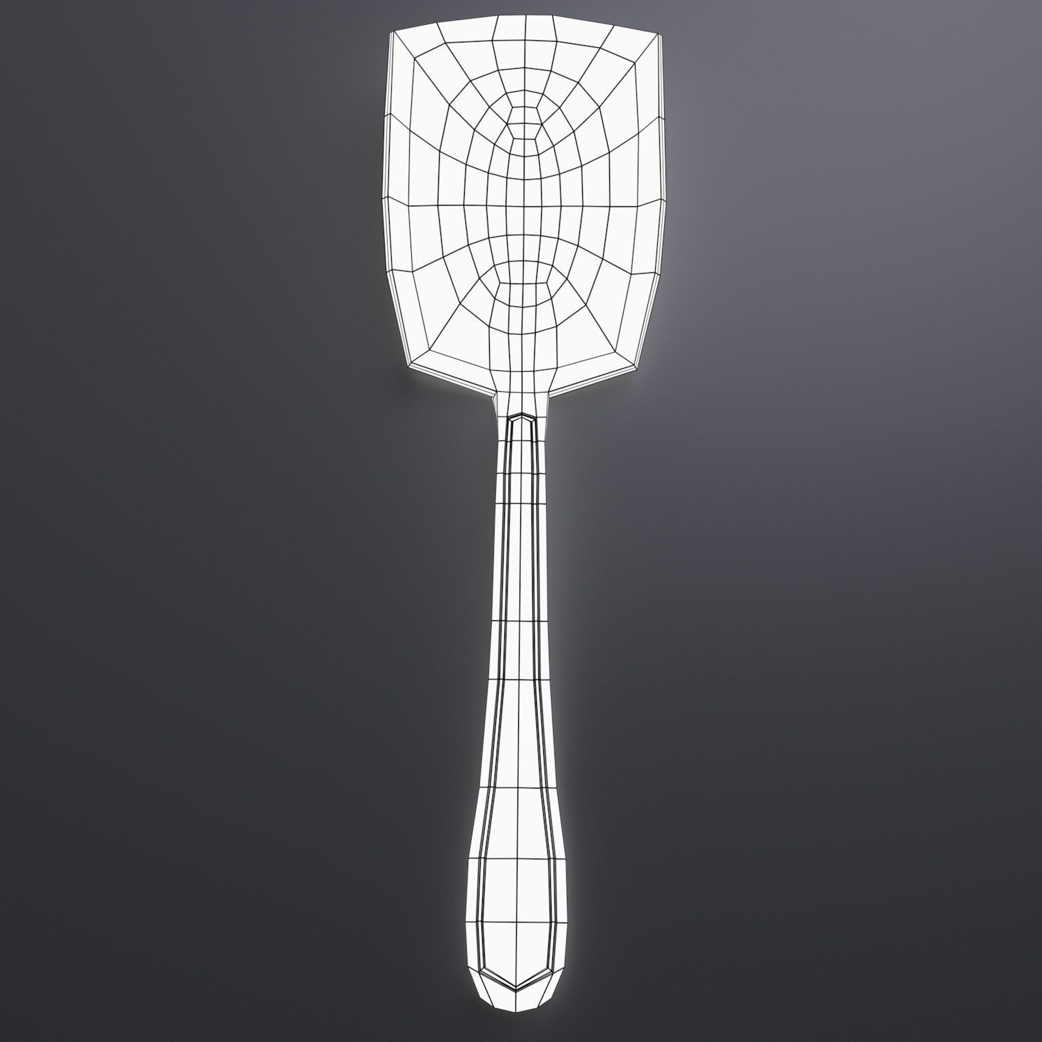 SUGAR SPOON 1 Free low-poly 3D model_10