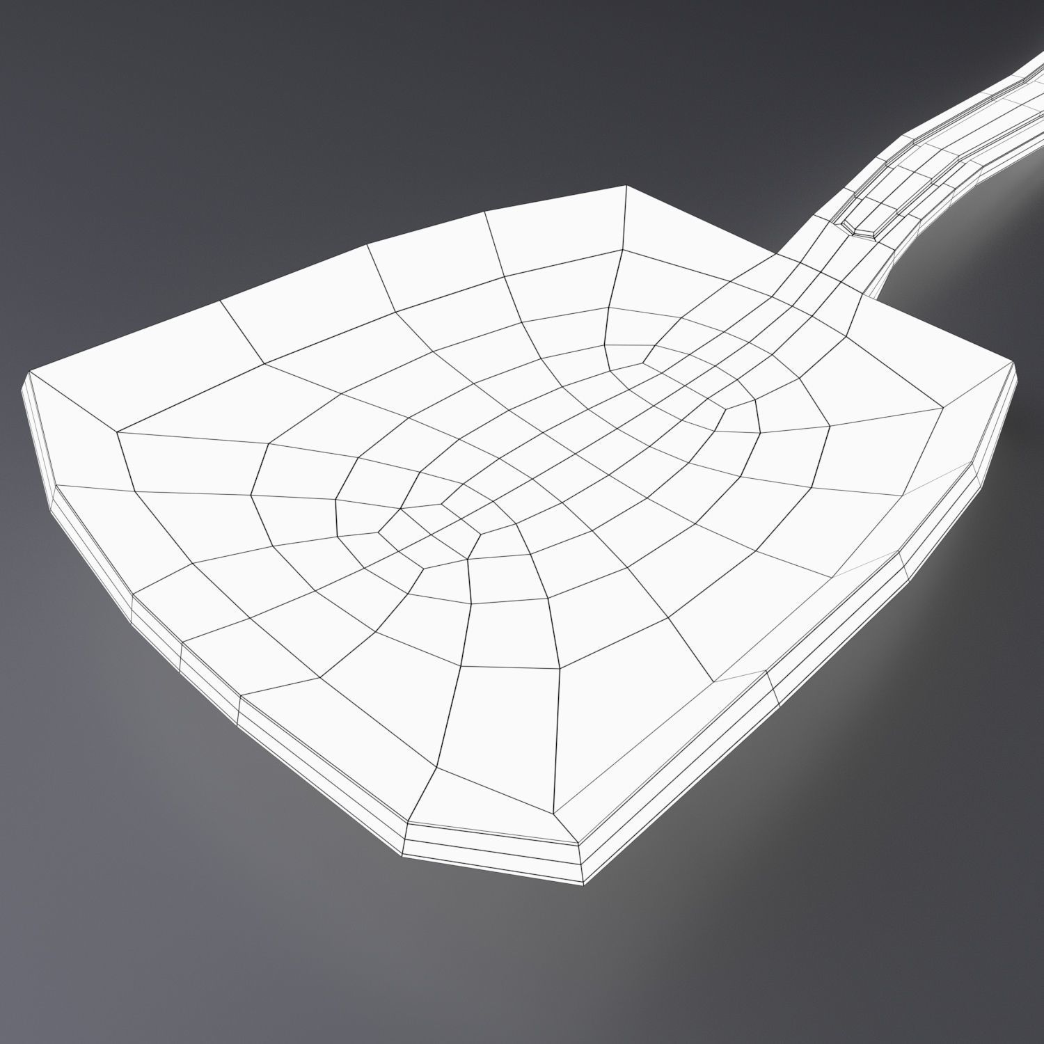 SUGAR SPOON 1 Free low-poly 3D model_12