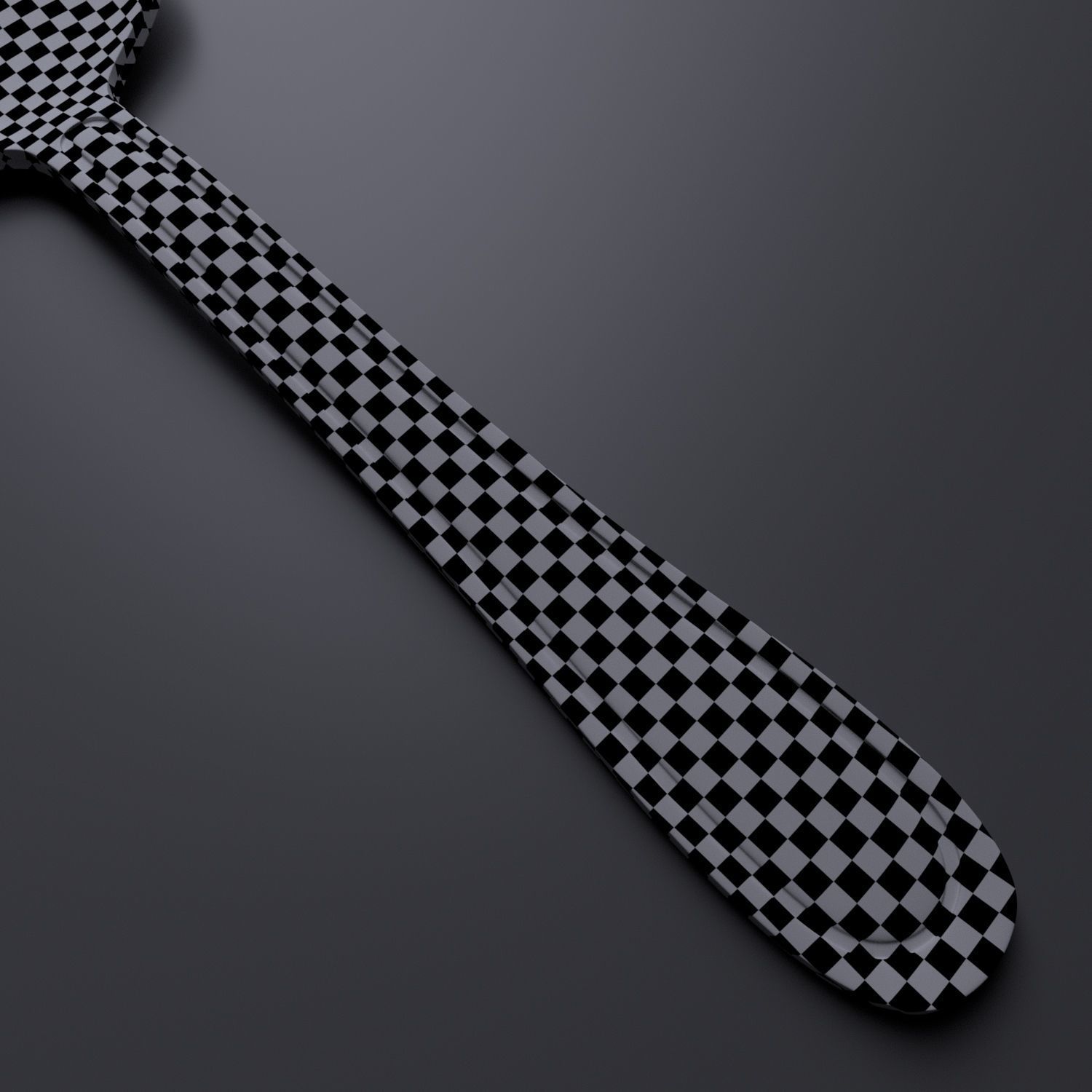 SUGAR SPOON 1 Free low-poly 3D model_6