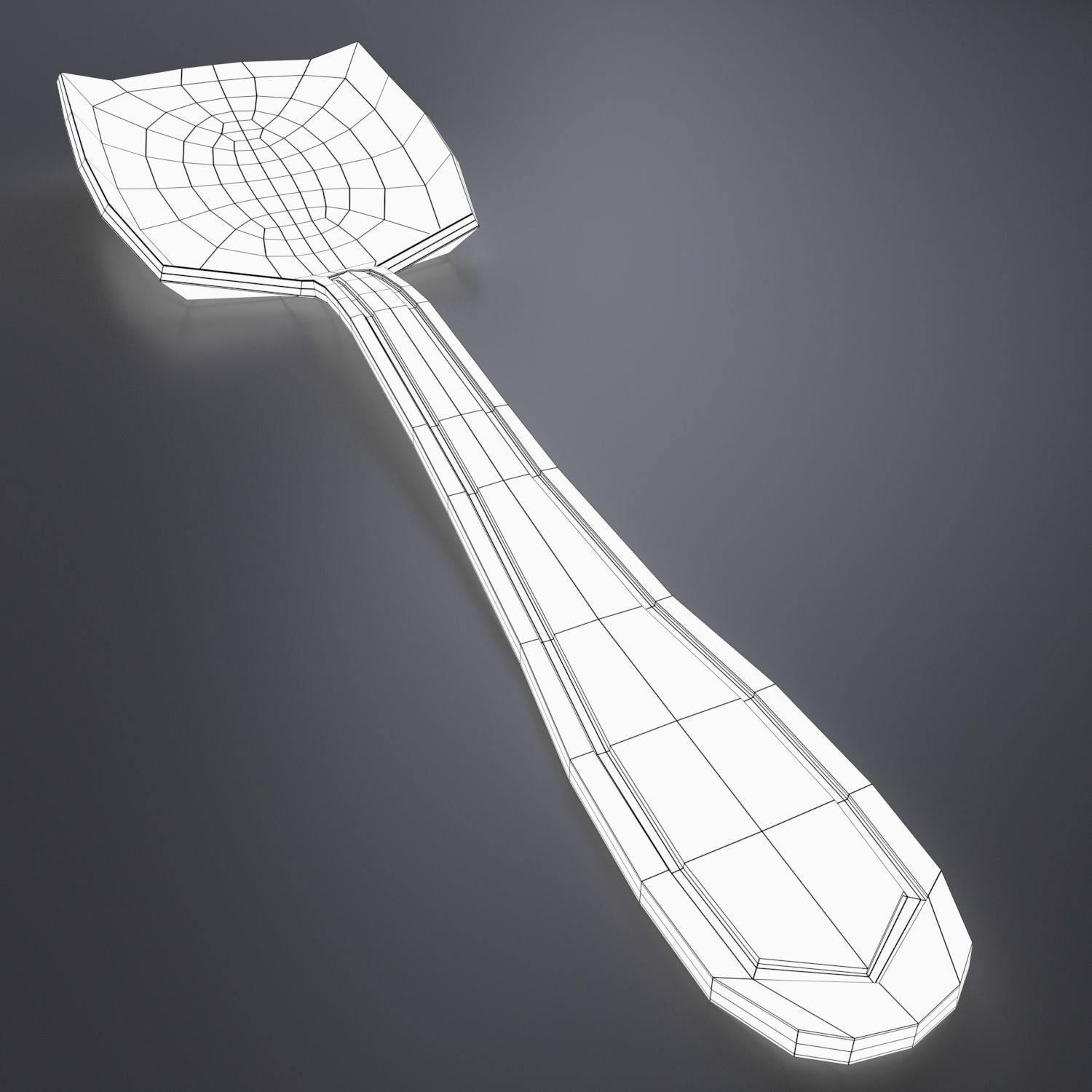 SUGAR SPOON 1 Free low-poly 3D model_11