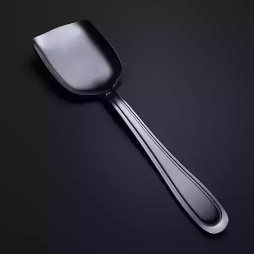 SUGAR SPOON 1 Free low-poly 3D model