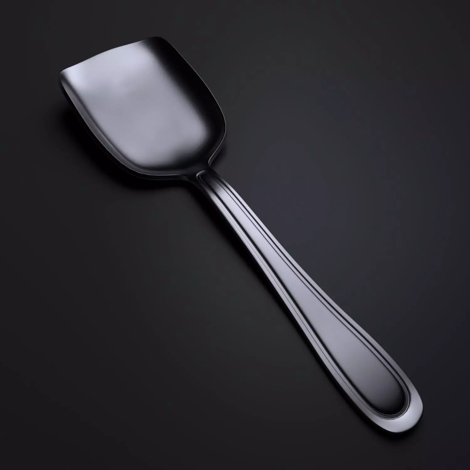 SUGAR SPOON 1 Free low-poly 3D model_0
