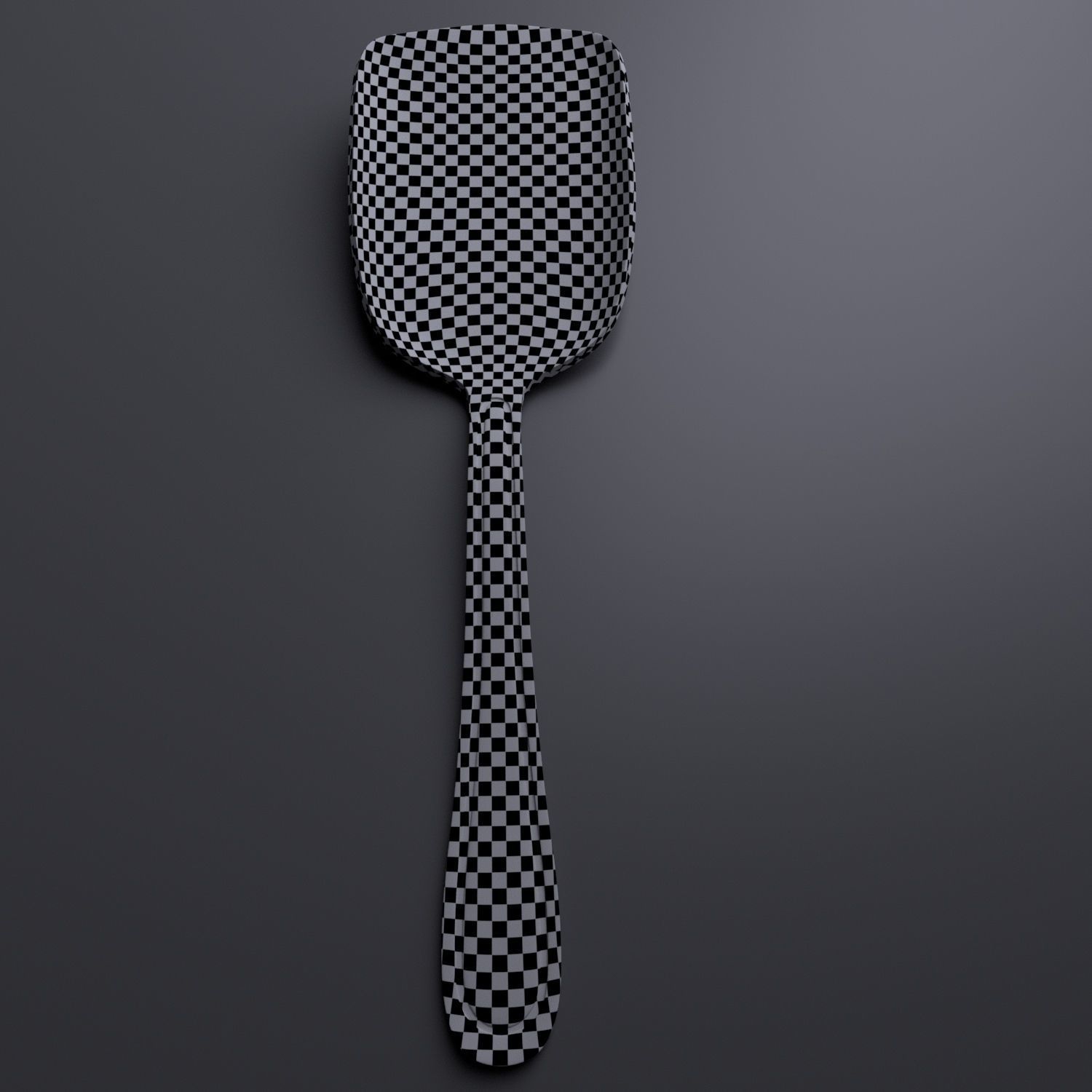 SUGAR SPOON 1 Free low-poly 3D model_4