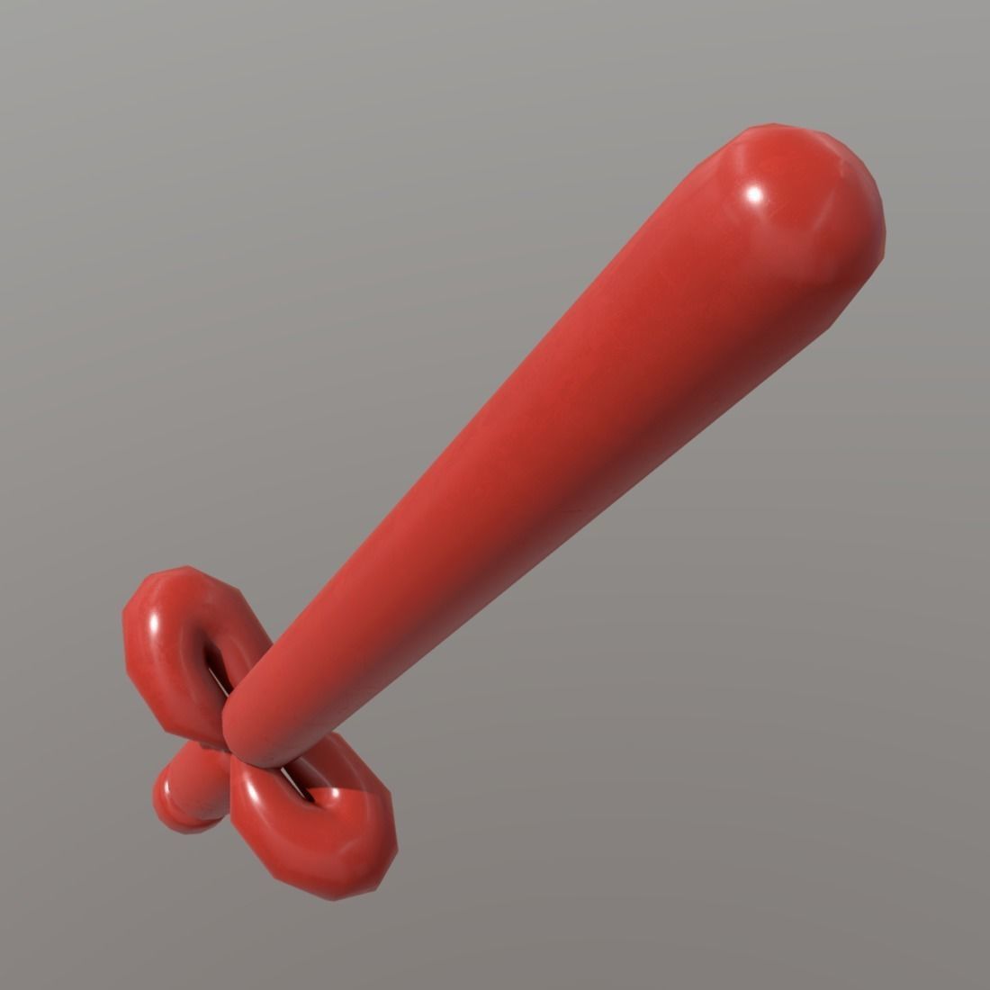 Balloon Sword Low-poly 3D model_5