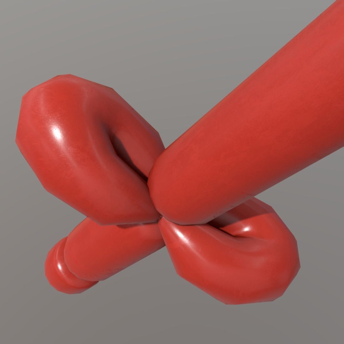 Balloon Sword Low-poly 3D model_7