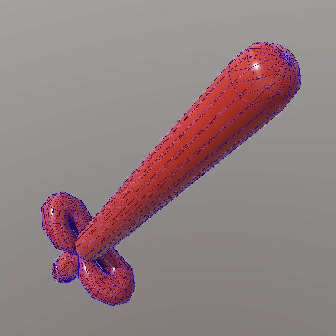 Balloon Sword Low-poly 3D model_6