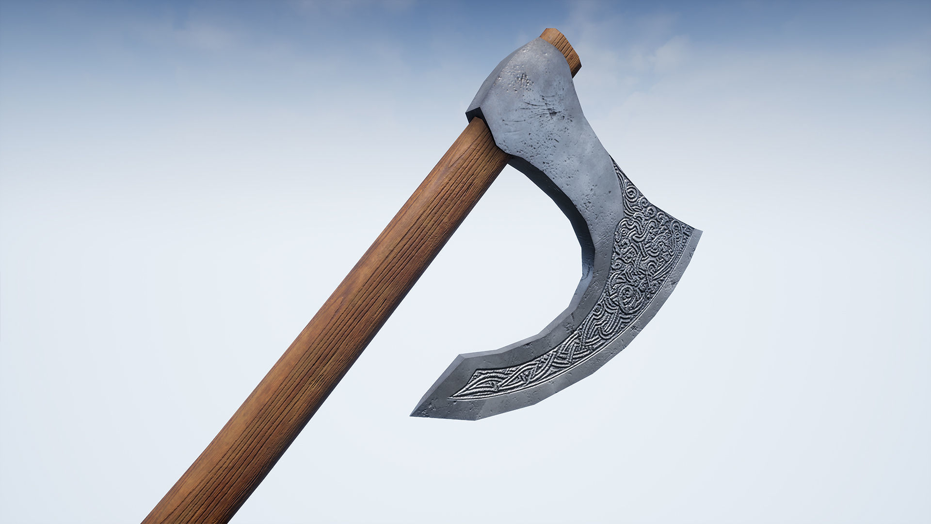 Weapons Series - Axes - Mini Pack Low-poly 3D model_16