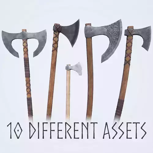 Weapons Series - Axes - Mini Pack