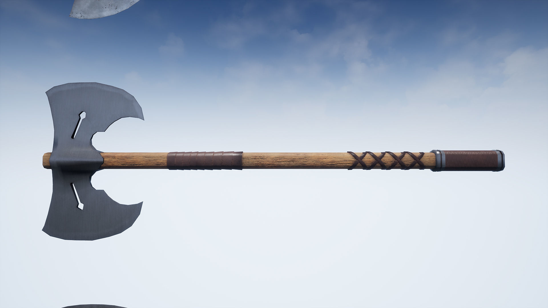 Weapons Series - Axes - Mini Pack Low-poly 3D model_11